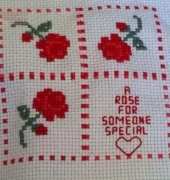 red rose pin cushion