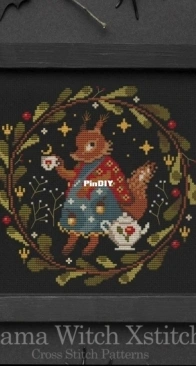 MAMA Witch Xstitch - Cherry Tea XSD