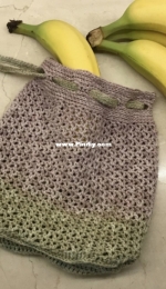 Crochet spot - Claire Golden - Wild Strawberry Lunch Bag - Free
