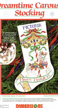 Dimensions - 8455 Dreamtime Carousel Stocking XSD