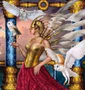 HAECRM 16562 Owl Lady by Ciro Marchetti
