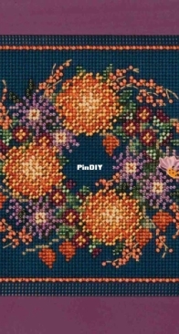 Mill Hill - Buttons and Beads Autumn Series - MH14-1824 - Mum Wreath