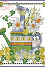 Sunshine in Spring by Lesley Teare from The World of Cross Stitching TWOCS 162 XSD