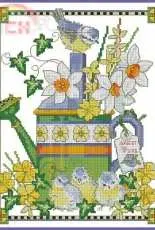 Sunshine in Spring by Lesley Teare from The World of Cross Stitching TWOCS 162 XSD