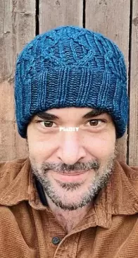 Diverging Diamonds Beanie by Benjamin Matthews