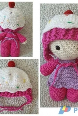Brooke Rabideau- Doll Cupcake Hat and Apron- Free