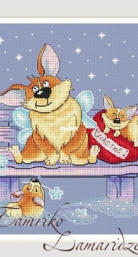 Corgi Luciena is a Fairy by Tamriko Lamaridze