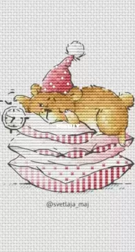 The sleeping bear cub by Svetlana Nemiritskaya