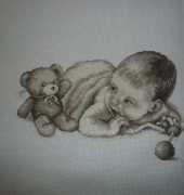 baby with bear