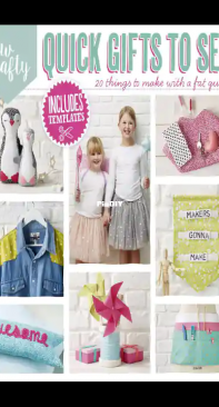 Sew Crafty  Quick Gifts to Sew November 2022