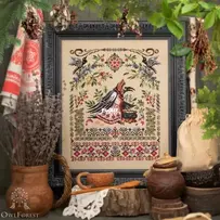 Owl forest Embroidery - 0477 Magpie's Porridge