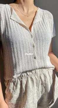 Umbria Summer Top by Cookie the Knitter