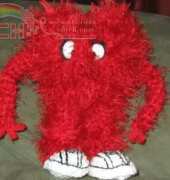 Mad Crochet Lab - Tina Le Page - Big Red Hairy Gossamer Monster