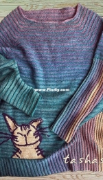 Oversized Pullover Gradient by Svetlana Gordon