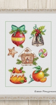 New Year's Sampler by Elena Roshchupkina SAGA