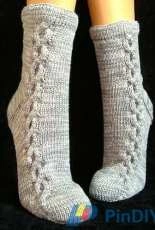 Der Einhorn Zopf Socks  by Sonja Köhler -Eng.,German-Free