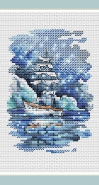 Sailboat Winter by Elena Lartsova