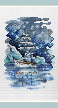 Sailboat Winter by Elena Lartsova