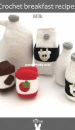 Flifne - Magdalena Biderbost - Crochet Breakfast Recipes - Milk