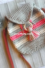 Crazy 4 Crochet Momma - Furls Crochet - Miranda Nippert - Boho Backpack