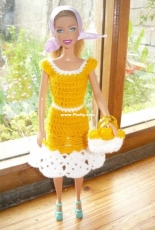 Maguinda Bolsón - Raquel dress and bag set for dolls