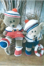 Funnys Haken - Ilse Scheffer - Funny Bears Rody and Amy - Dutch
