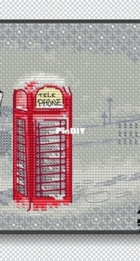Winter Phone Box by Ksenia Adonyeva