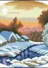 Zolotoe Runo KL-006 Wuinter Landscape xsd + pcs