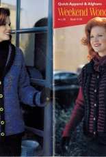 Red Heart - Quick Apparel and Afghans - Art J16 Weekend Wonders  - Book 0120