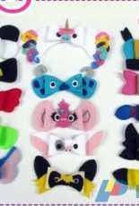 Carmela Caramella -Lacos Hair ties 4 - Felt - Portuguese