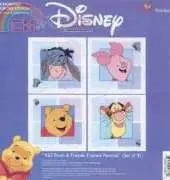 Disney Designer Stitches A62 - Pooh & Friends Framed Portrait (set of4 )