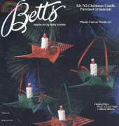 Betts Christmas Candle Pinwheel Ornaments