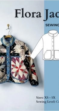 Brightside Fabric Co - Flora Jacket and Vest - Sizes XS-5X