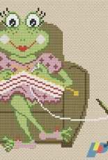 Chouett alors - La grenouille tricoteuse / The knitting Frog