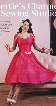 Gerties Charmed Sewing Studio: Pattern Making and Couture-Style Techniques for Perfect Vintage Looks