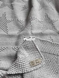 Sea of Stars / Sternenmeer Baby Blanket By Kathrin Pohnke - German