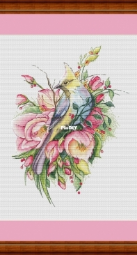 Magic Stitch - Small Bird by Nadezhda Nagornaya