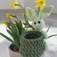 Made by Lisek - Anna Lisek - Little Bunny with Basket