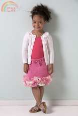 Girls Ruffled Skirt by Lorna Miser -Free