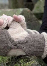 Laris Designs-Chimera Fingerless Gloves by Julia Mueller-Free