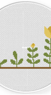 Daily Cross Stitch - Keep Growing - FREE
