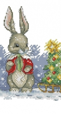 Christmas Bunny by Anna Petunova