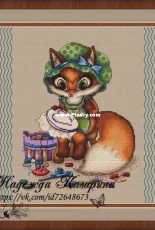 The Fox Needlewoman by Nadezhda Kazarina / Nadi