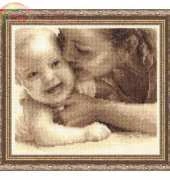 Vervaco 35.481 Cuddling baby