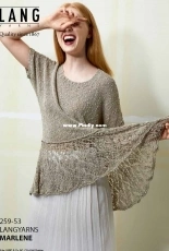 259-53 Lang Yarns Marlene by LANGYARNS SWITZERLAND  -English-Dutch-French-German