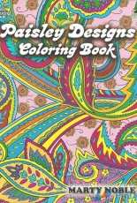 Paisley Designs Coloring Book by Marty Noble