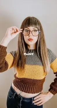Lambent Crochet - Jodi - Cuddled and Cropped Sweater