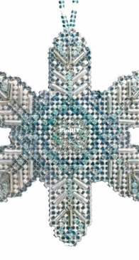 Mill Hill - Beaded Holiday - MH21-2013 - Opal Ice Snowflake