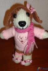 A little dog girl...