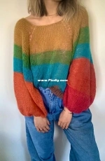 Oversized Mohair Sweater by Maria Sycheva - Free